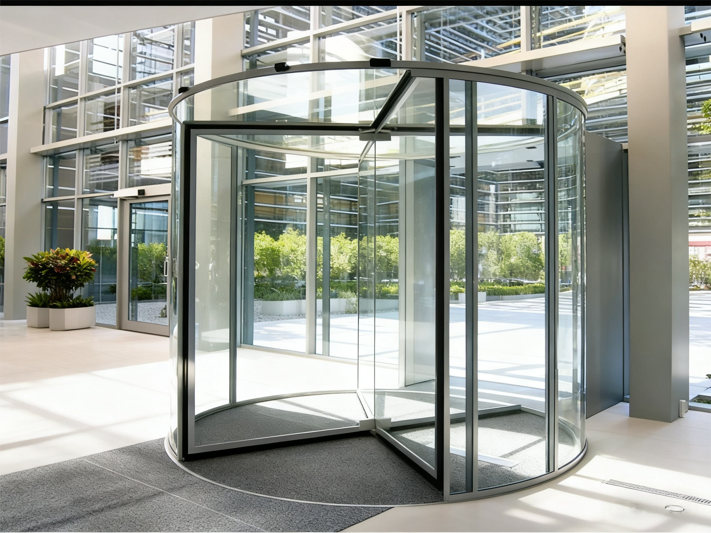 All-glass Automatic Revolving Doors