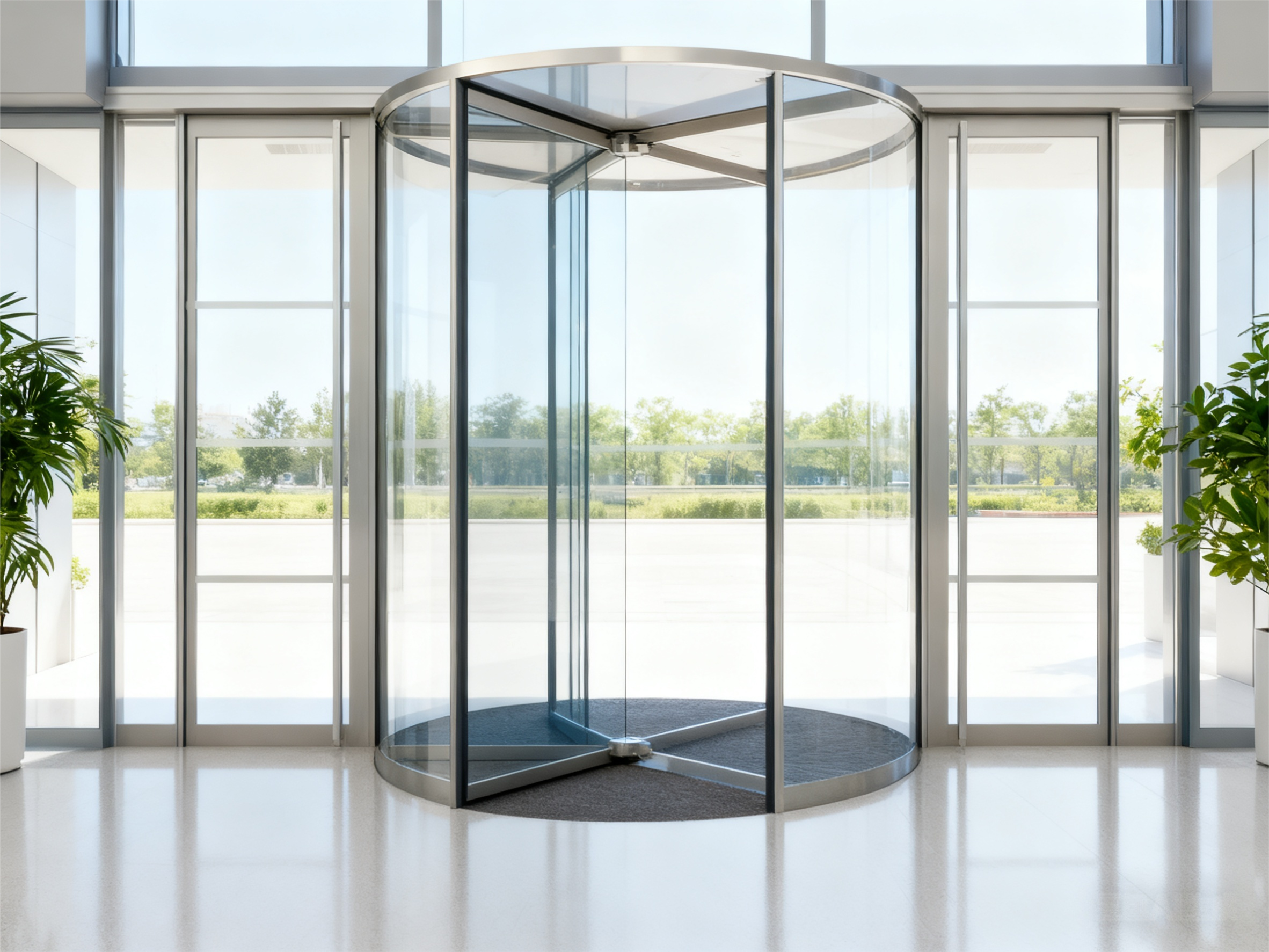 All-glass Automatic Revolving Doors